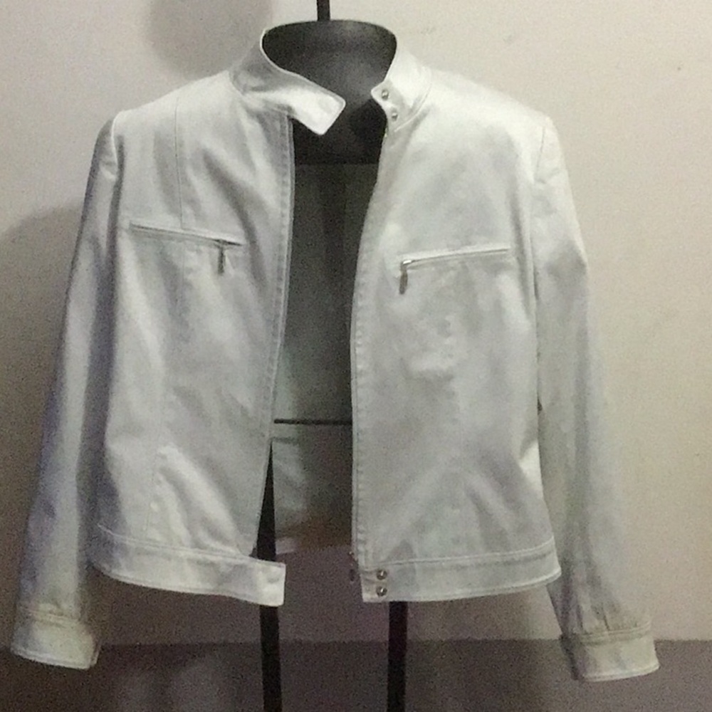 Lafayette 148 zip up jacket